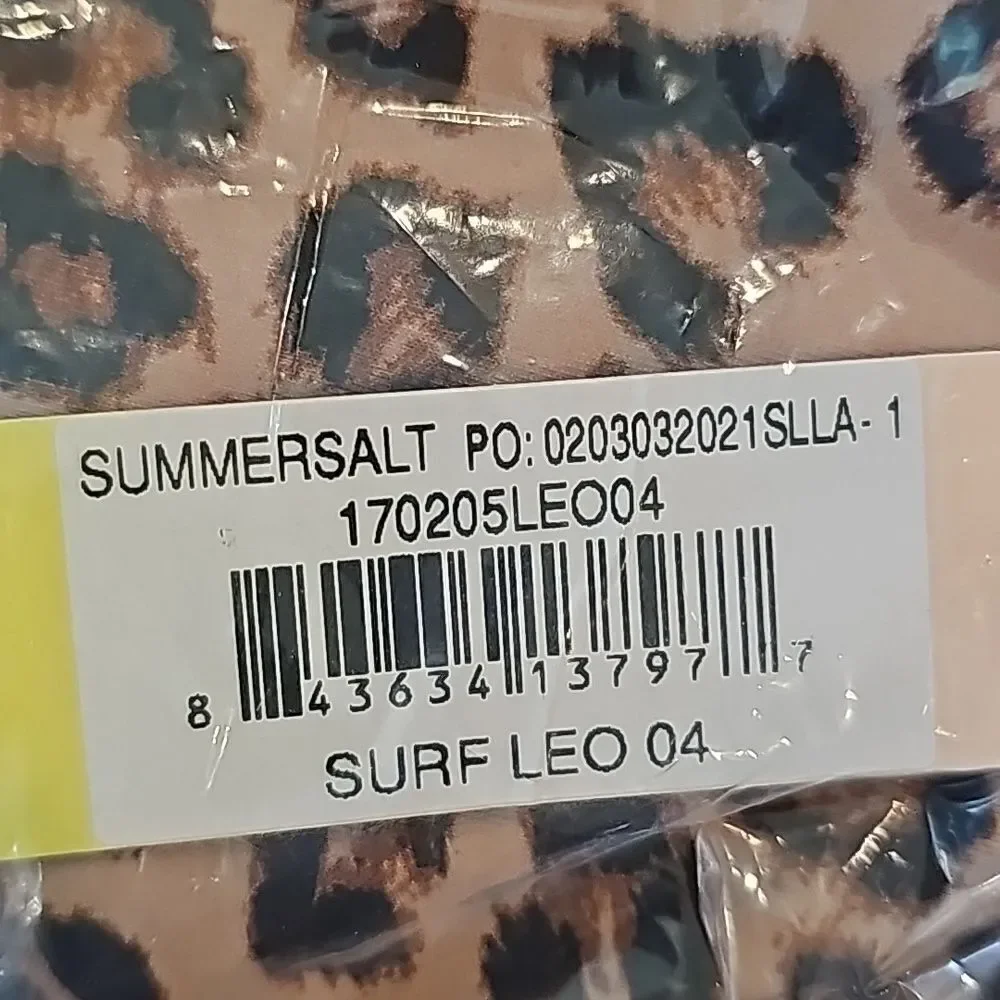 Summersalt Women’s The Surf Leo Leopard Print One-piece Swimsuit Size 4